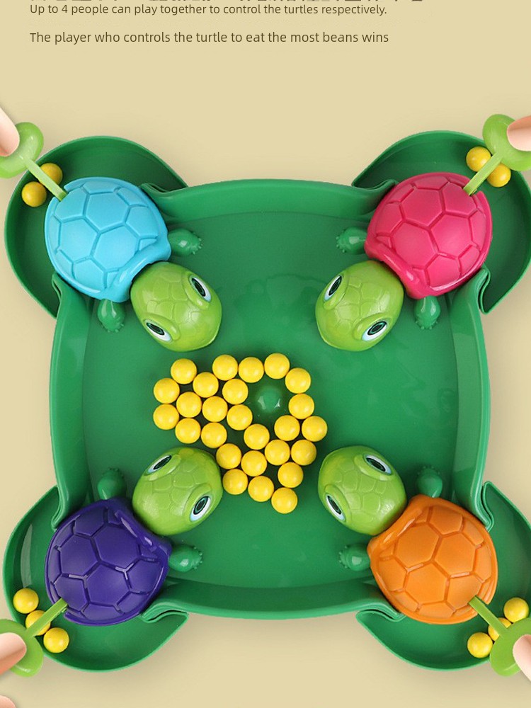 Little Turtle Pacman Toys-Person Battle Matching Interactive Desktop Game 3-8 Years Old 6 Boys and Girls 4 Kids Puzzle