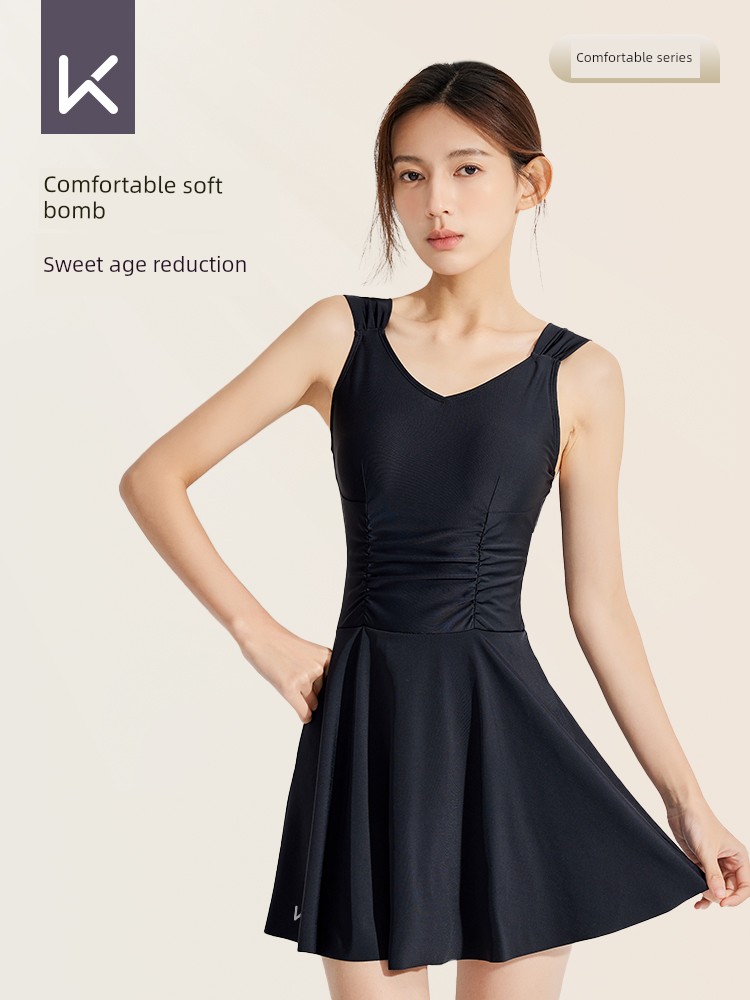 Keep Swimsuit Women's 2025 New Arrival Dress Swimsuit Oversized Cover Belly Thin Professional Hot Spring Swimsuit