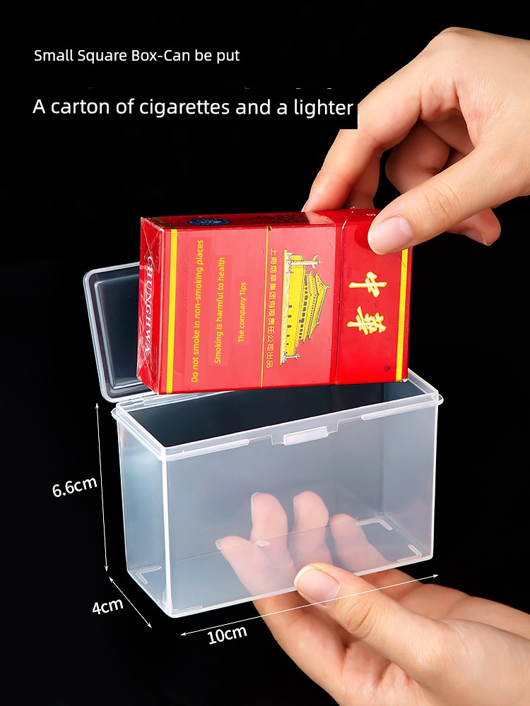 Cigarette Case Set Men's Portable Thickened Anti-Pressure 20 PCs Soft Bag Special Creative Stylish Flip Plastic Cigarette Case Shell Smoking Set