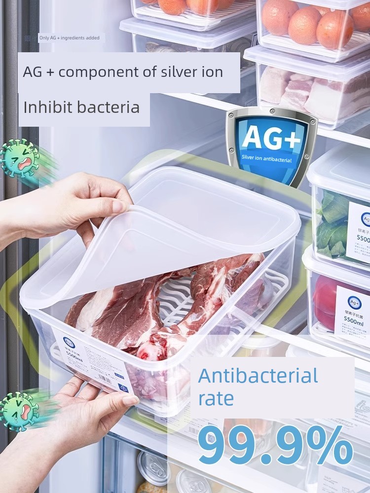 Japanese Antibacterial Freezer Dedicated Refrigerator Storage Box
