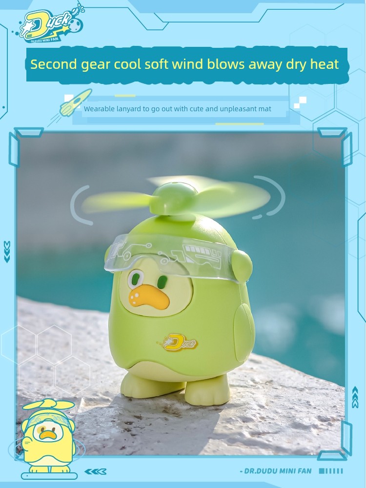 Super Cute Cartoon Portable Rechargeable Gift Mini Fan