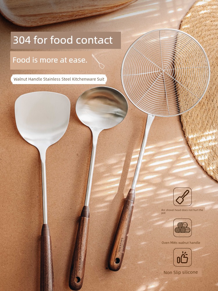 Tree Food Grade High-Grade Stainless Steel Spatula