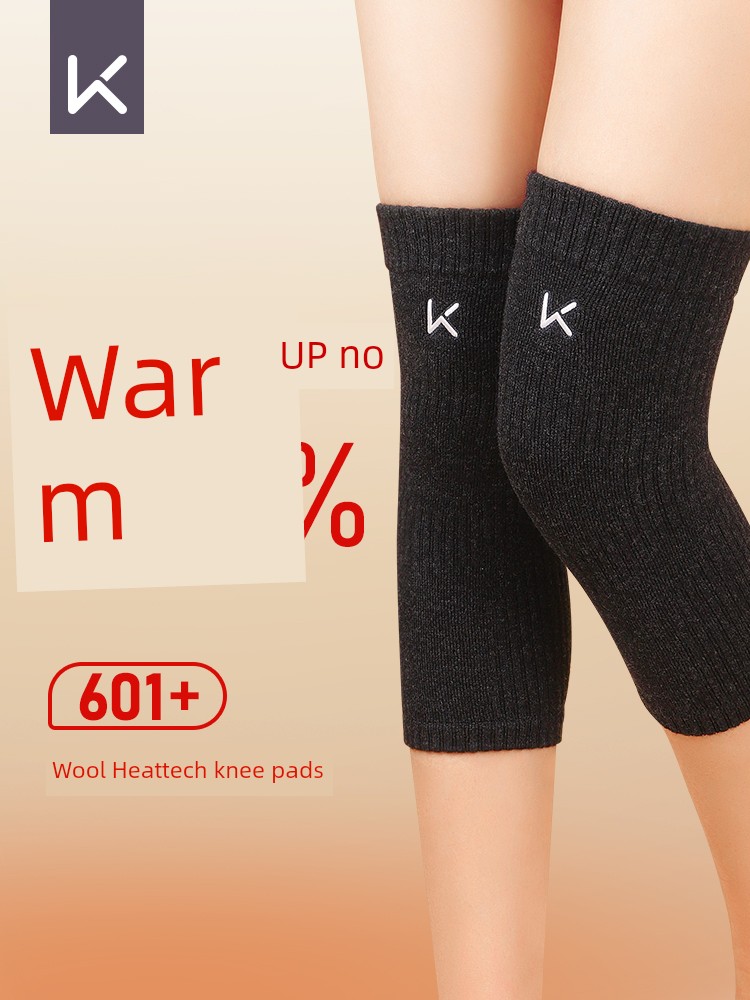 Keep Heattech Kneecap Wool Winter Wind-Proof and Cold Protection Women's Knee Protective Sleeve Old Cold Leg Men's Cashmere Thickened