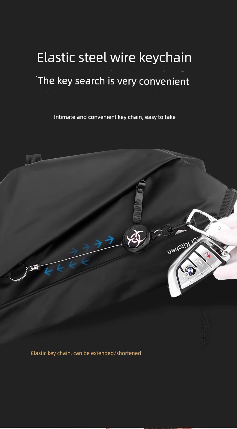 Waterproof Cycling Crossbody Bag - Large Capacity