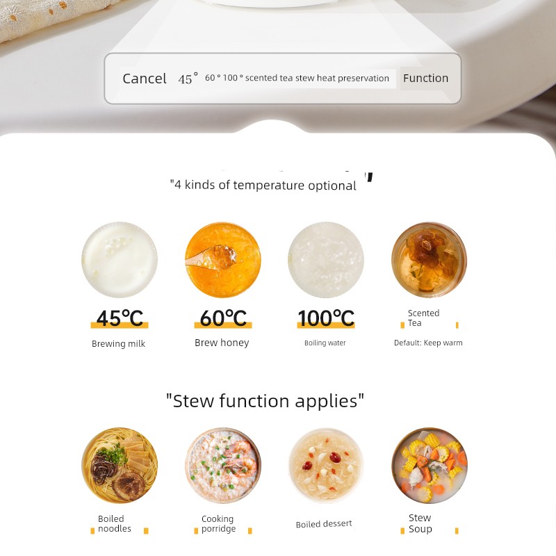 Portable Mini Small Automatic Stew Cup