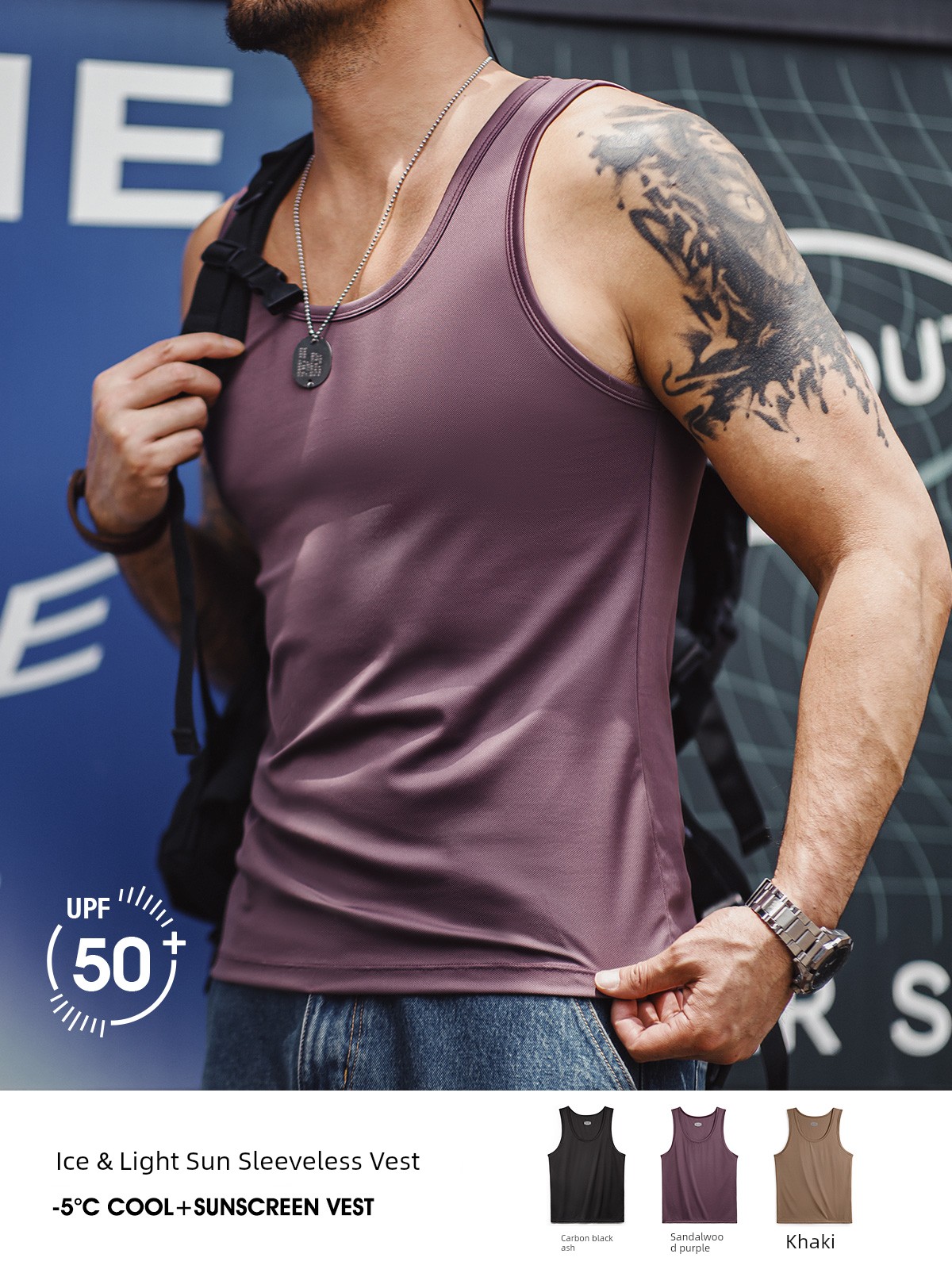 Madeng Cool Sunscreen Vest Breathable Summer Workwear