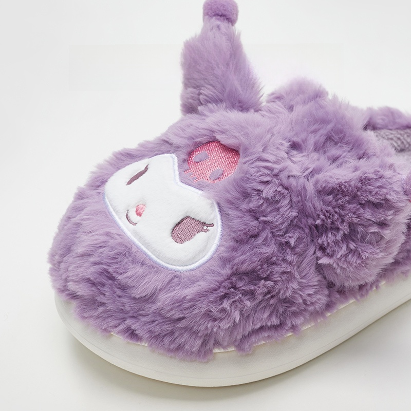 Excellent Cute Velvet Heattech Kids Cotton Slippers