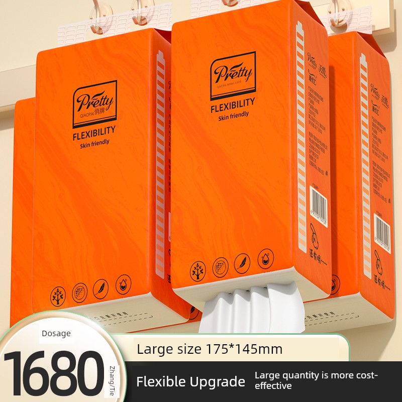 Large Lift Hanging Paper Extraction For Home Affordable Toilet Paper Hand Paper Facial Tissue Napkin Full Box Tissue