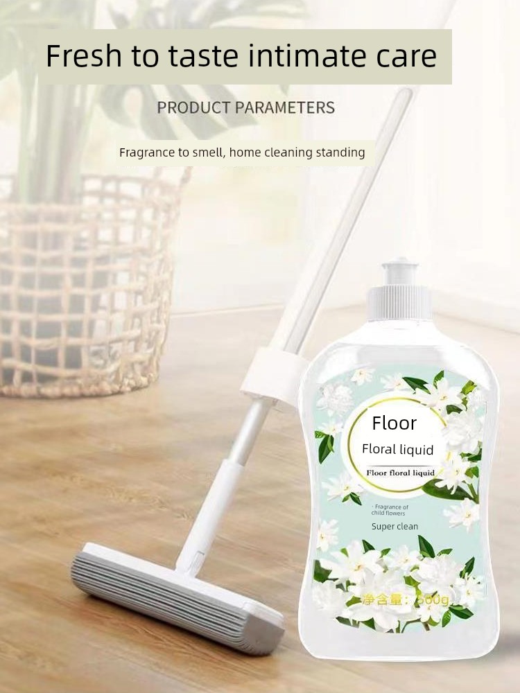 Floral Floor Cleaner Tile Wood Floor Cleaning Agent For Home Floor Mopping Agent Cleaning Liquid Fragrance Strong Decontamination