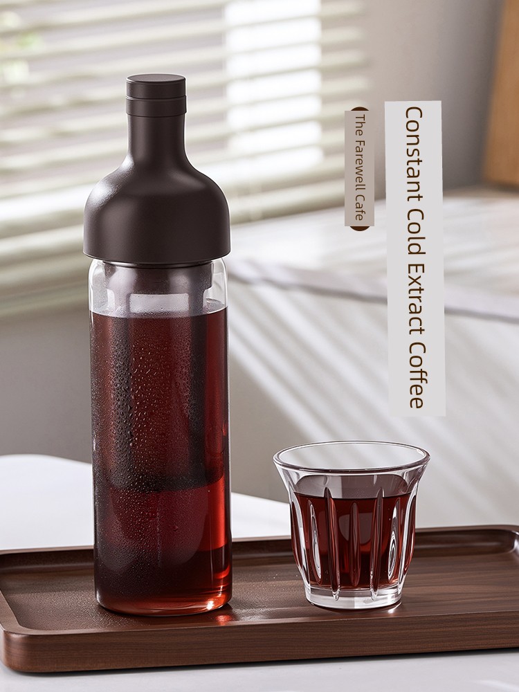 Jie'an Xi Cold Brew Coffee Maker Glass Cold Extraction Bottle Cold Bubble Fruit Teapot Cold Quenching Iced Drip Jug Ice Extraction Pot Cold Cup