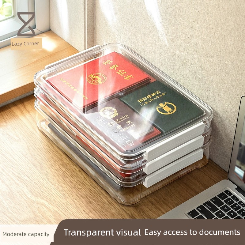 Lanjiaoluo For Home Household Register Passport ID Storage Bag