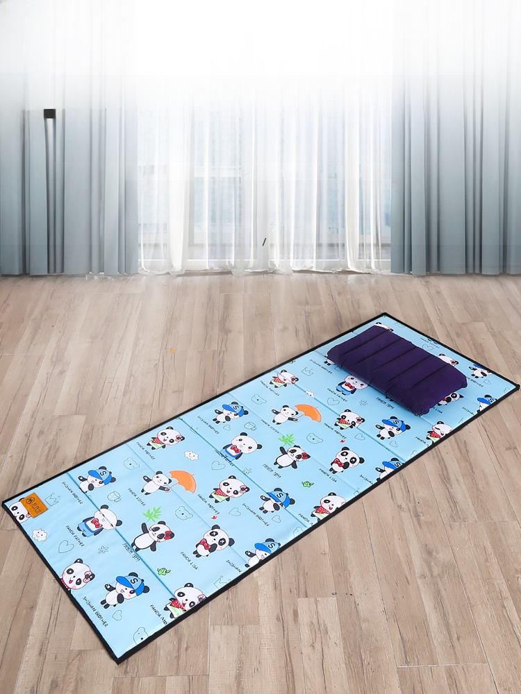 Kindergarten Mattress Kids Folding Mat Lunch Break Student Nap Mat Sleep Floor Mat Foldable Moisture Proof Pad