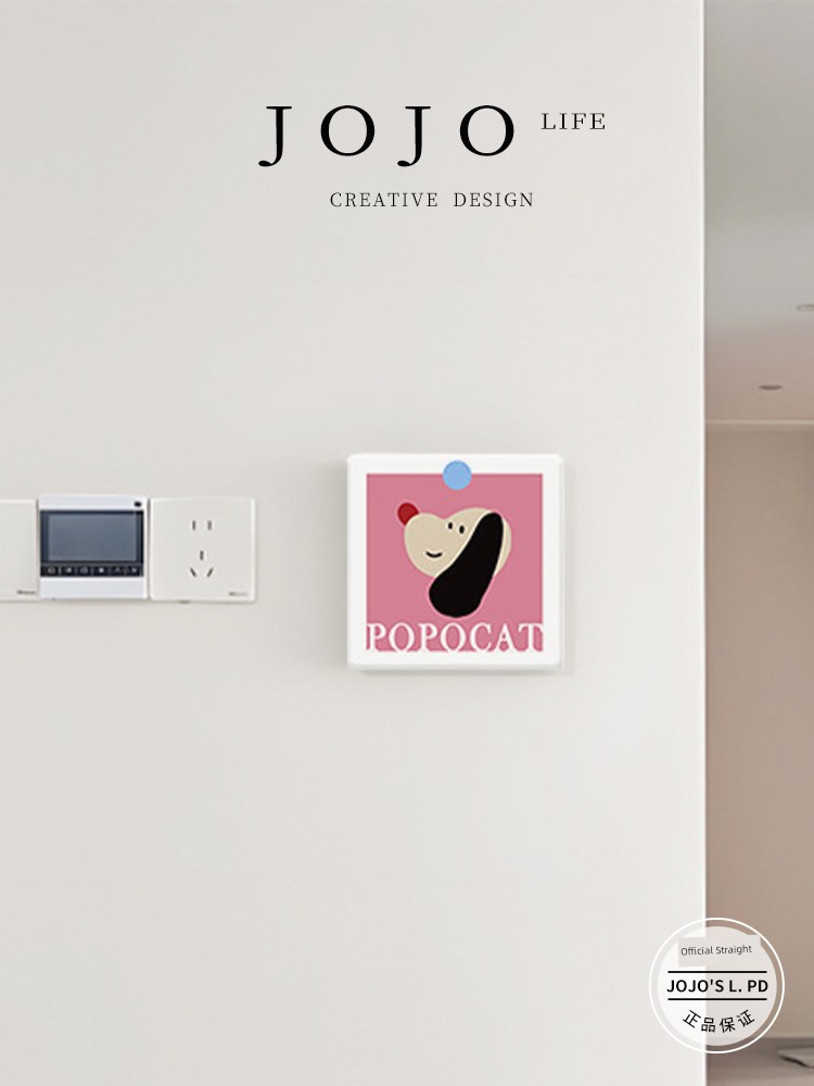 Jojo's L. Pd. Paperboard. Wall Hole Cover Sticker Acrylic For Home Air Conditioning Hole Decoration | Paperboard