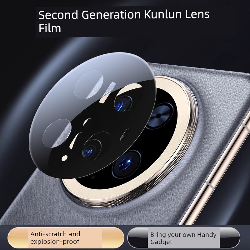 Applicable to Huawei Mate70pro Lens Protector New Arrival Mate70 Ten Mobile Phone Rear Camera Protective Film 70pro + Lens Cover Frame Kunlun Glass MT70 Integrated Rear Lens Film