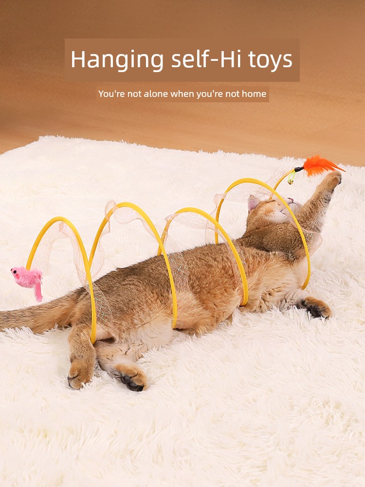Self-Hi Relieving Boredom Little Mouse Pet Consumption Cat Tunnel
