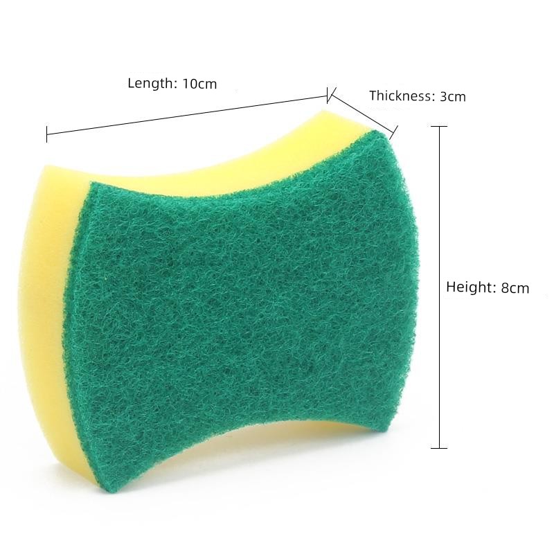 Dishwashing Is Not Easy to Touch Oil Sponge Wipe Scouring Sponge