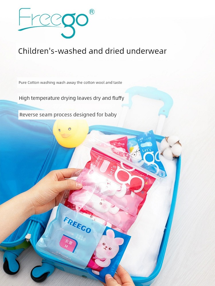 Disposable Underwear Travel Travel Pure Cotton Boys and Girls Baby Kids Toddler Children Primary School Baby Shorts