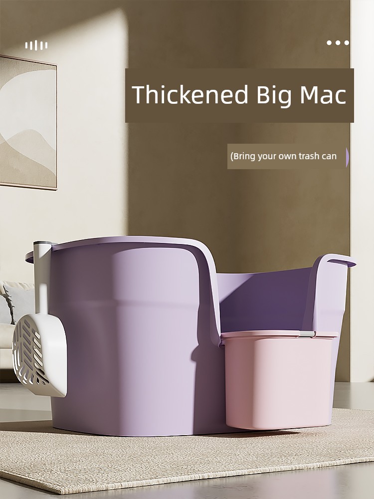 Trash Can Huge Maine Open Integrated Litter Box