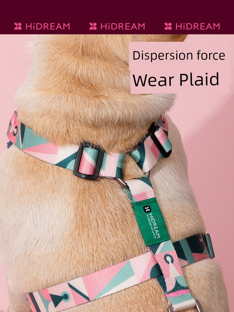 Hidream Castle Vest Dog Hand Holding Rope Chest Strap Dog Walking Chain Small and Medium Size Puppy Dog Rope
