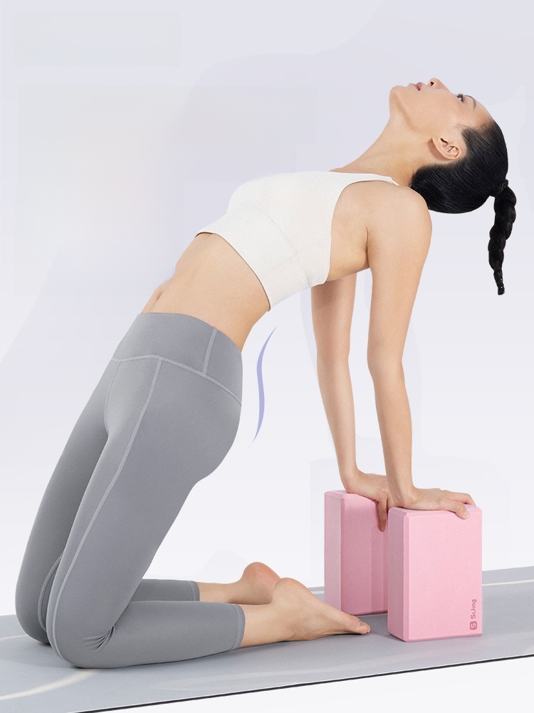 Yoga Block High-Density Yoga Practice Aids for Adults Kids Dance Leg Stretches Stretch Foam Bricks