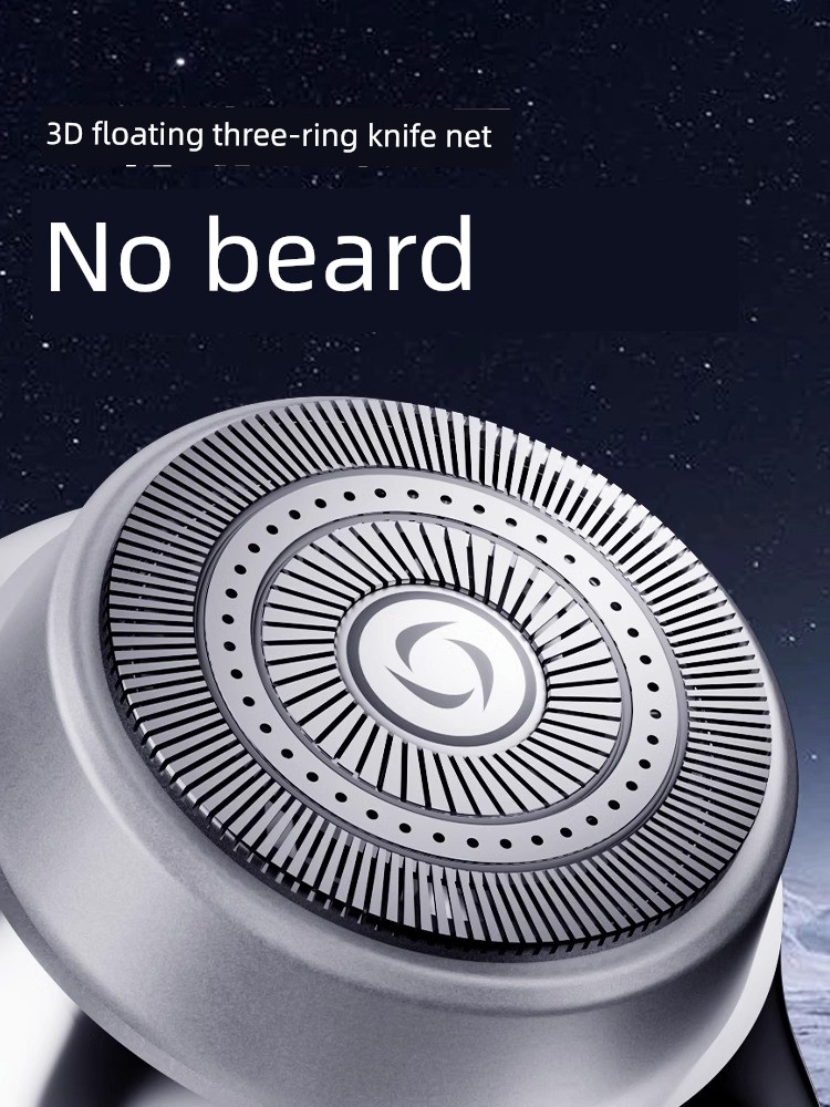 Electric Shaver Men Shaver Mini Digital Display Lock and Load Spray Travel Portable Wash-Resistant Razor