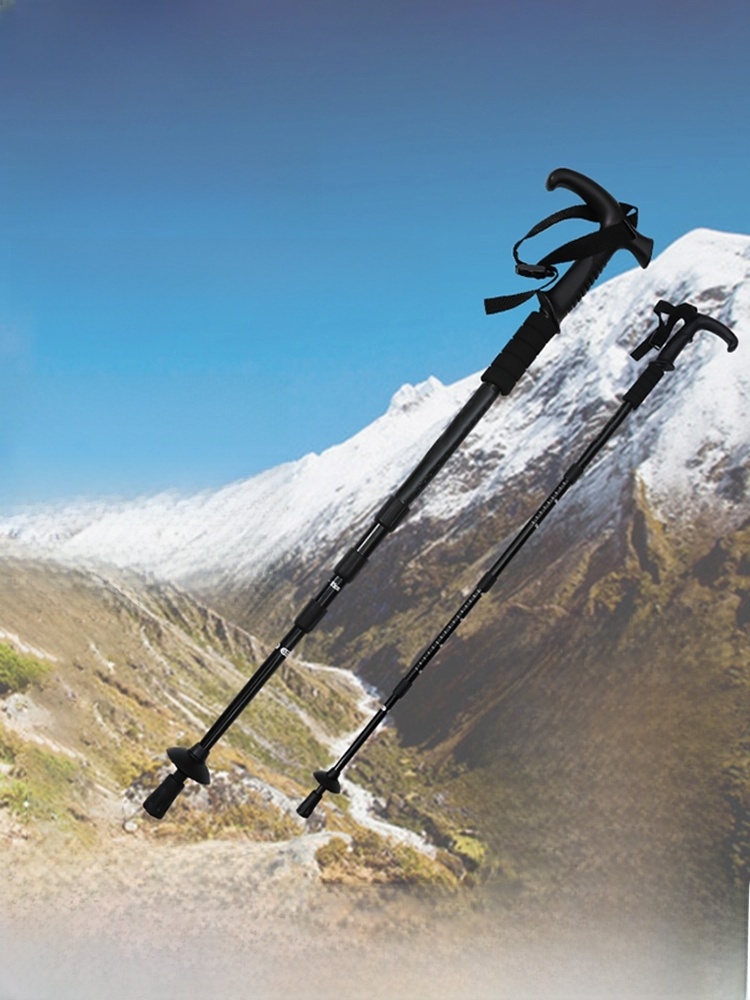 Ultra Light Folding Professional Outdoor Men and Women on Foot Alpenstock