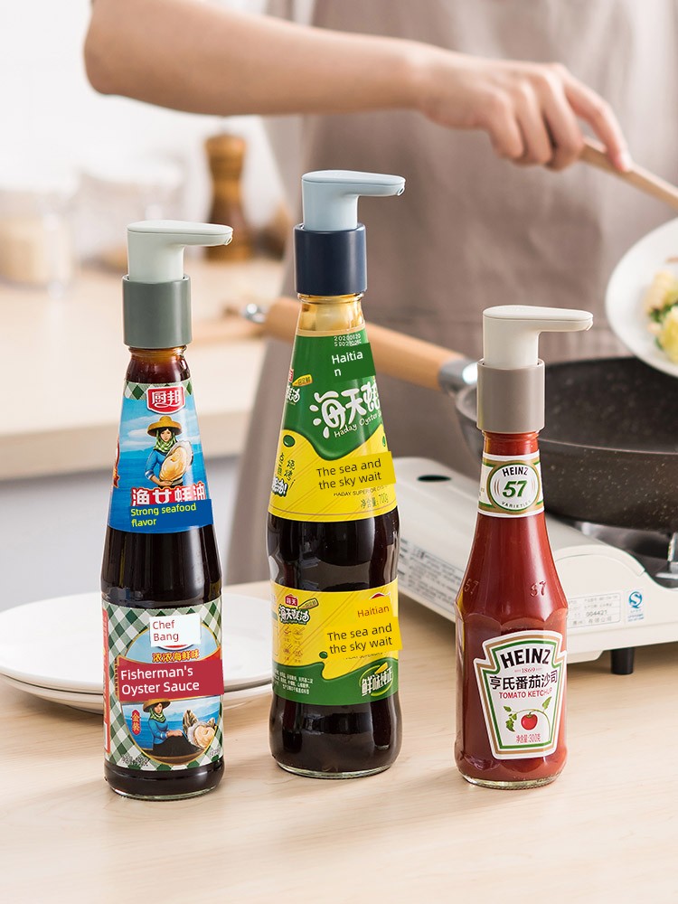 Jujiajia Oyster Sauce Bottle Nozzle Pump Head For Home HADAY Oyster Sauce Handy Gadget Oyster Sauce Bottle Press Nozzle Nozzle Device Squeezing Machine