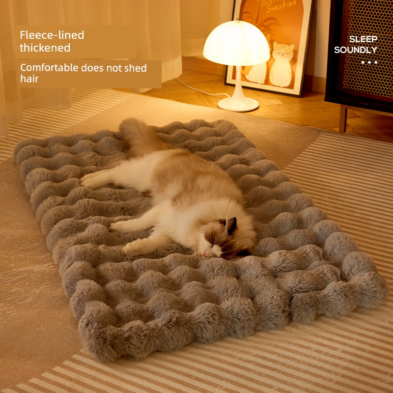 Dogs and Cats Mat All Year Round Neutral Cat Sleep Mattress Blanket Cattery Pad Winter Heattech Dehaired Angora Pet Mat