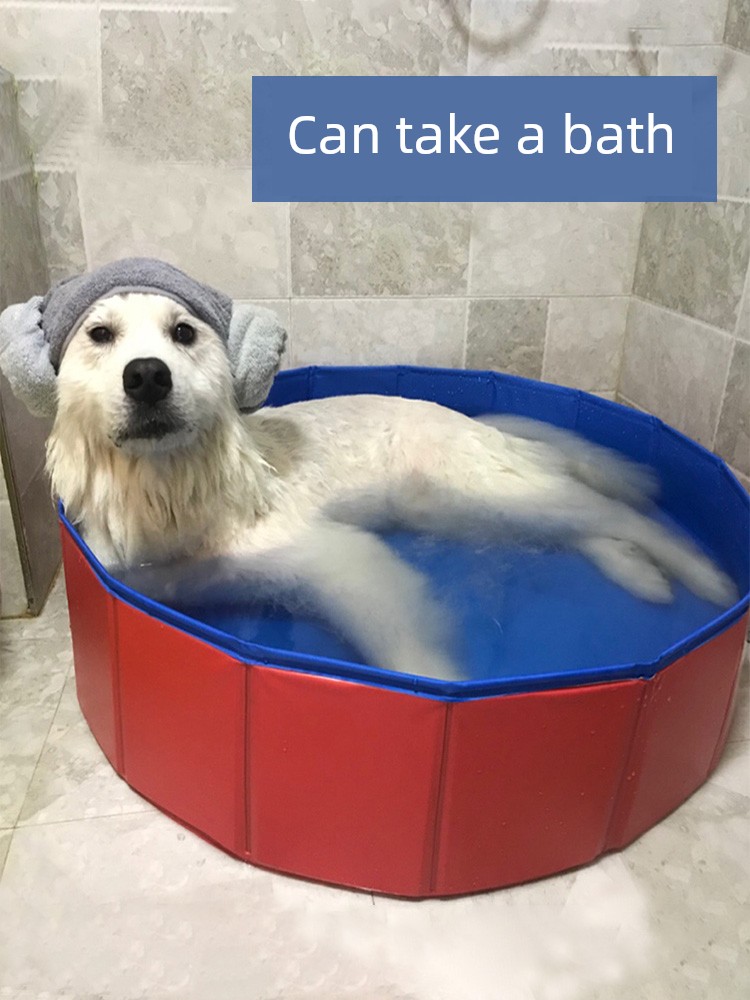 Dog Bathtub Foldable Medicated Bath Tub Bathtub Pet Swimming Pool Bathtub Large Dog Dog Washing Pool Bath Barrel Supplies