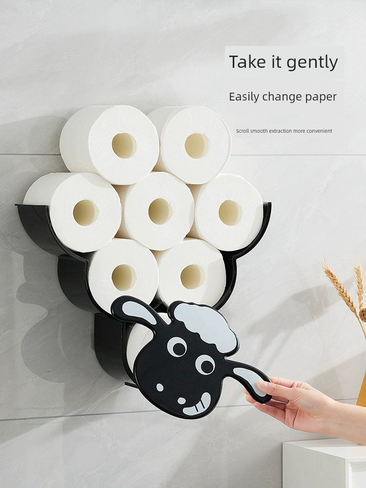 Bathroom Wall-Mounted Living Room Toilet Paper Box