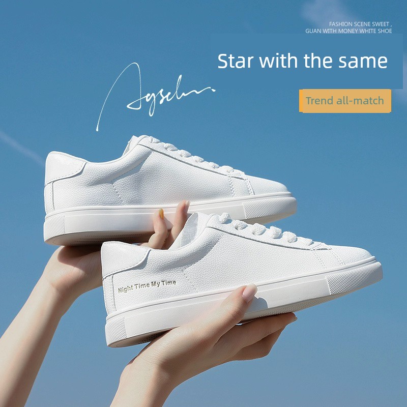 Spring & Fall Flats Increased by Casual Best Selling White Shoes