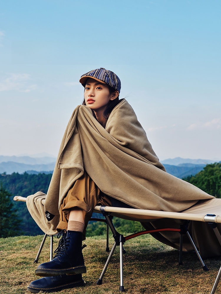 Boxihe Blanket All Year Round Fleece Liner Outdoor Sleeping Bag