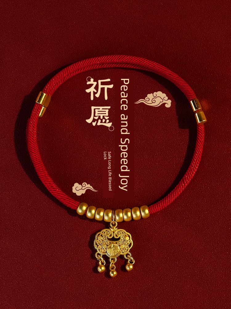 Cat Collar Dog Bell Silent Cat Collar Longevity Lock Red Rope Decorative Pet Accessories Rabbit Cat