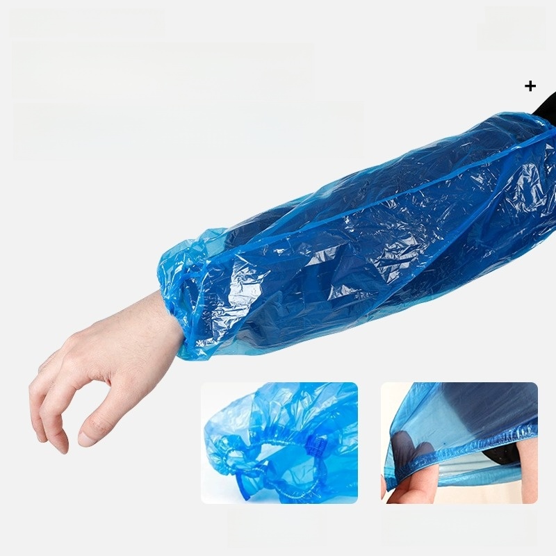 100 Disposable Plastic Thickened Transparent Sleeves
