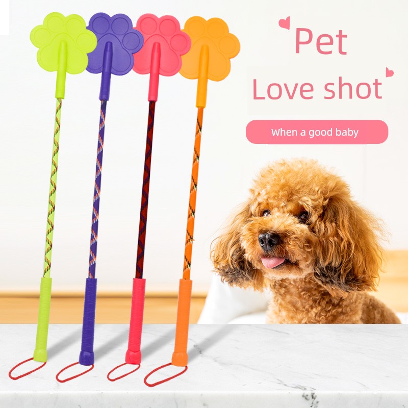Love Racket a Leather-Thonged Whip Training Item Light Dog Striking Stick