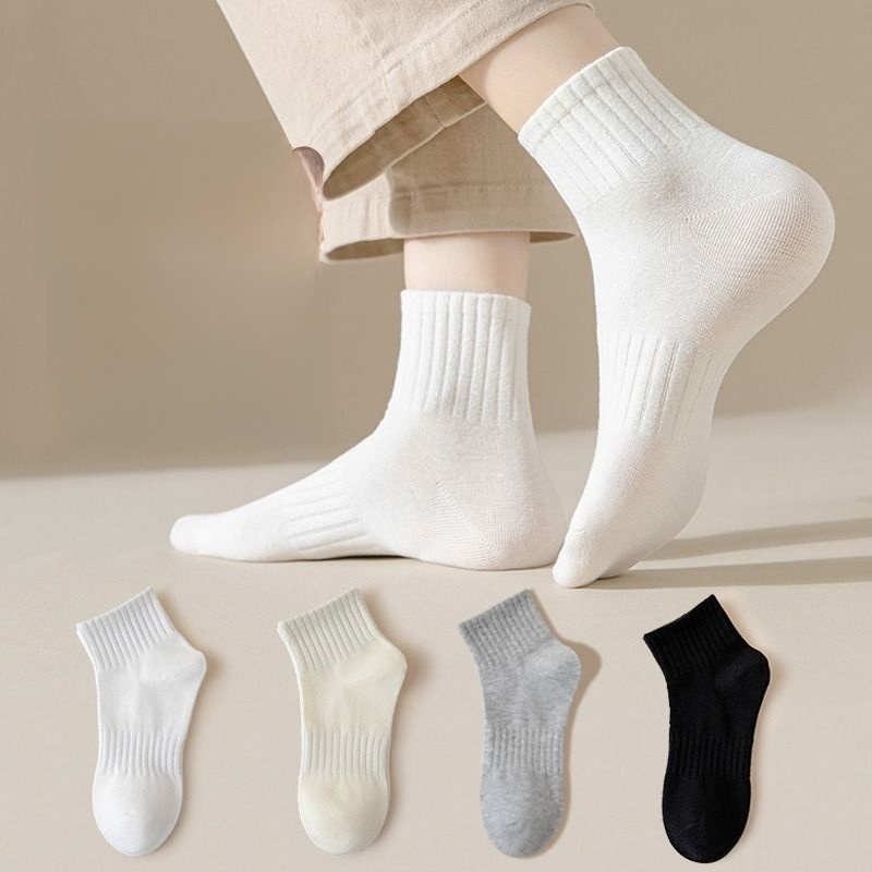 Women's Cotton Sports Summer Sweat-Absorbent Zhuji Socks