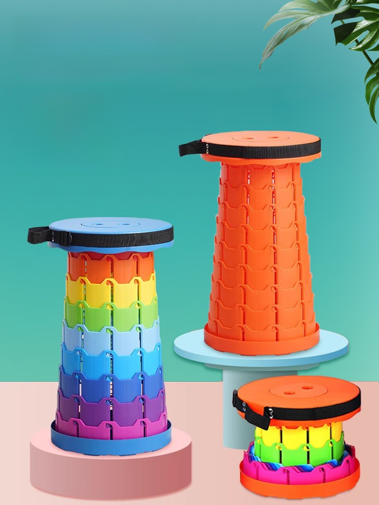 Travel Adjustable Telescopic Fishing Maza Folding Stool