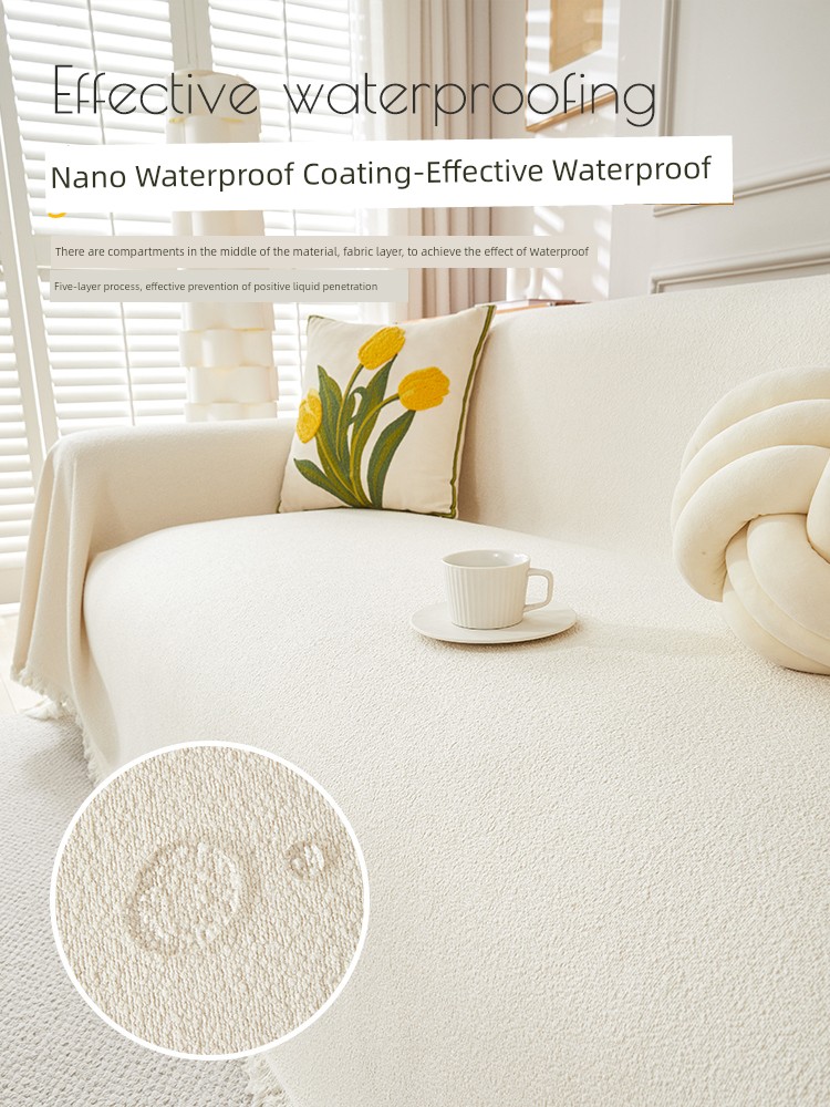 Bruloman Waterproof Sofa Towel All Year Round Neutral Fancy Sofa Cover Towel Full Cover Blanket Seat Cover Cover