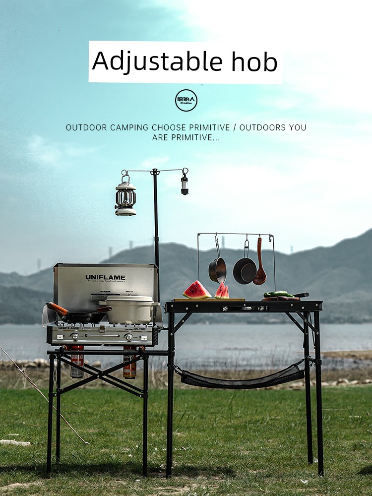 Primitive Man Portable Easy-to-Install Movable Kitchen Stove Grid