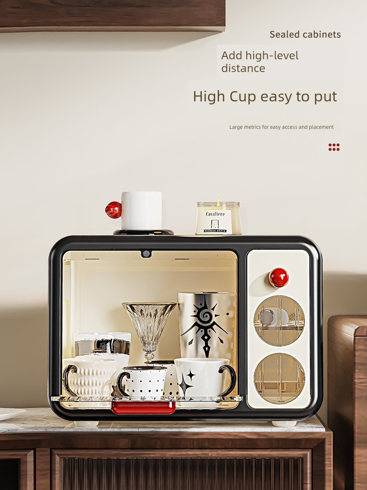 Cup Draining Board Desktop Water Cup Storage Rack High-End Dining Table Tea Cup Tableware Tray For Home Double Layer Drain Cup Holder