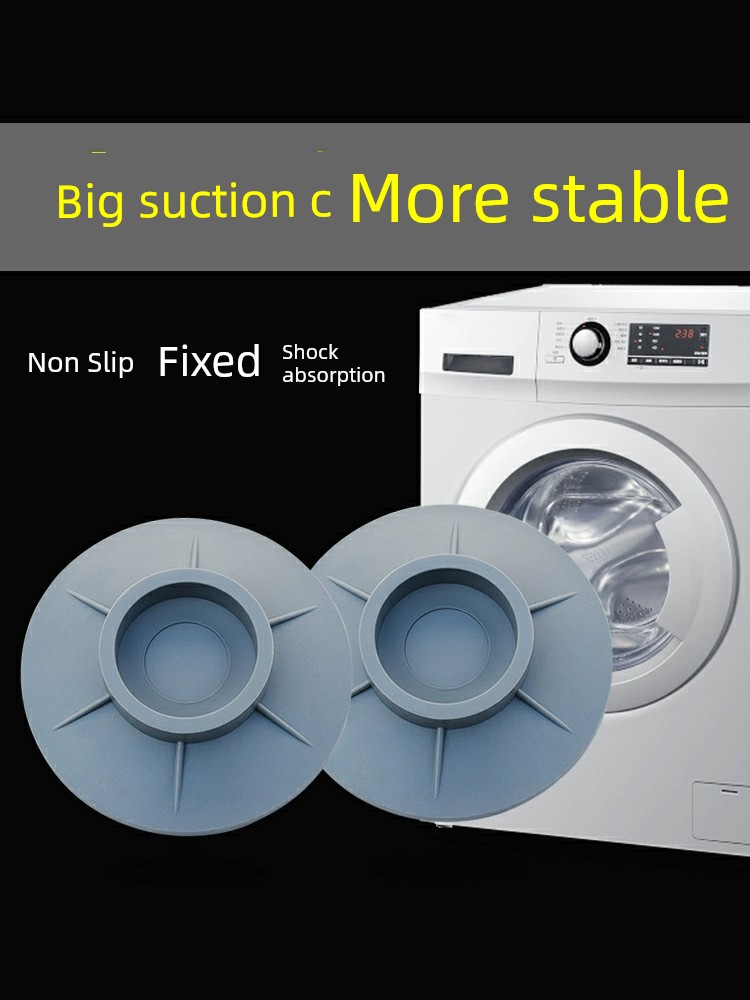 Sucker For Home Laundry-Drier Shock Absorber Heightening Insole Roller