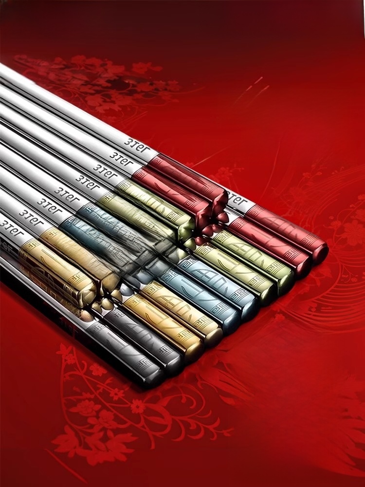 Food Grade Antibacterial and Mildewproof New Arrival Stainless Steel Chopsticks