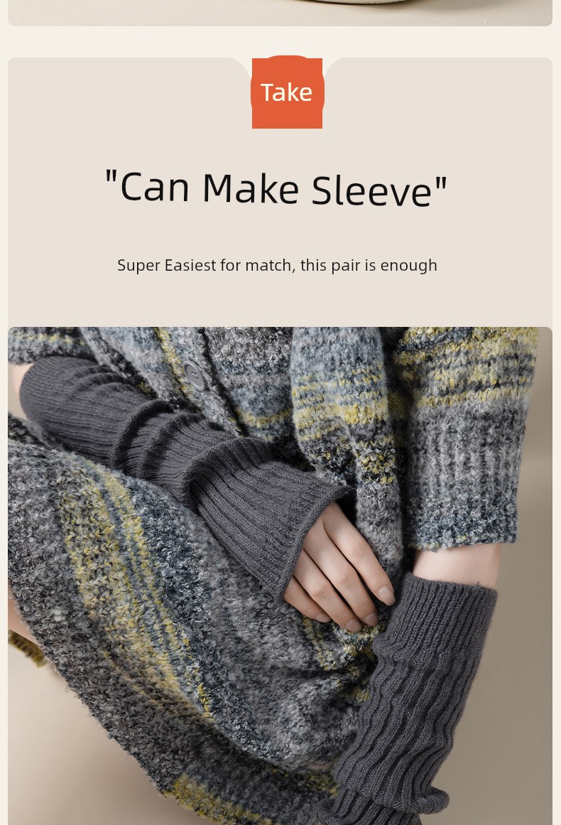 Warm Shark Leg Warmers & Socks Set for Women