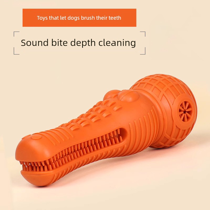 Dog Toy Bite-Resistant Ball Tooth Cleaning Pet Self-Hi Alone Vocalization Bite-Resistant Small, Medium and Large Dogs Golden Retriever Corgi Supplies