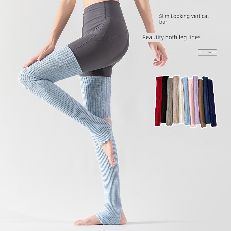 Yoga Dance Foot Sock Knee High over-the-Knee Socks Female Heattech Bunching Socks Pilates Leggings Athletic Socks Fitness Hold-Ups