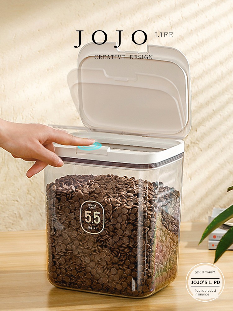 Jojo's L. Pd. Bicycle. Large Capacity Pet Storage Barrels Insect-Proof Moisture-Proof Grain Storage Bucket | Bicycle