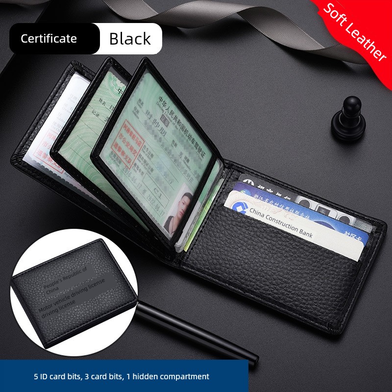 Multifunctional Stylish Creative Motor Vehicle Driving License Leather Case