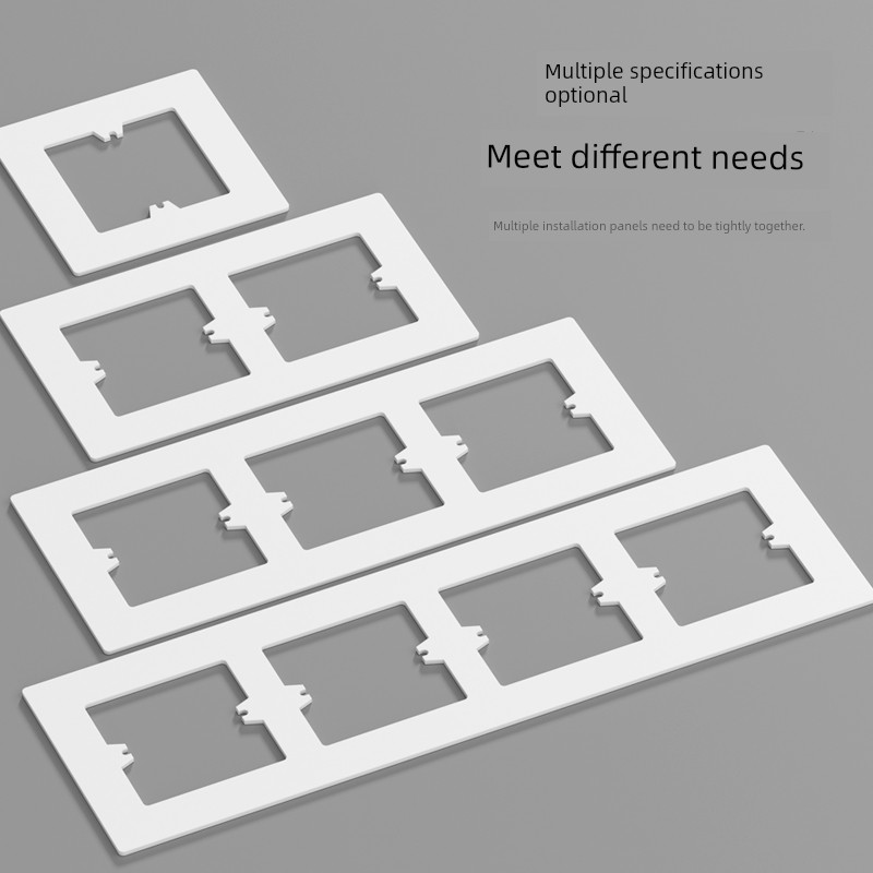 Bottom Case Hole Opened Large 86 Type Switch Socket Decorative Cover Panel Decorative Hole Covers Extra Large Cover Cover Box Ugly Cover Pad