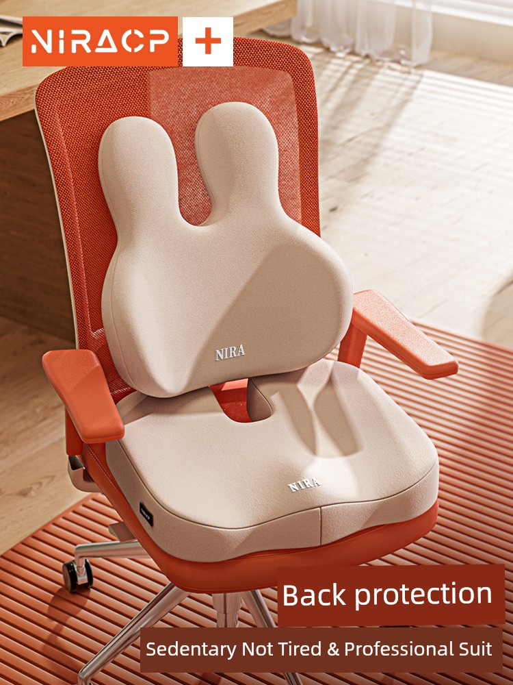 Office Car Seat Cushion Chair Waist Support Back Cushion Memory Foam Lumbar Pillow Waist Pad Pregnant Women Sitting for a Long Time Waist Pillow Back Cushion