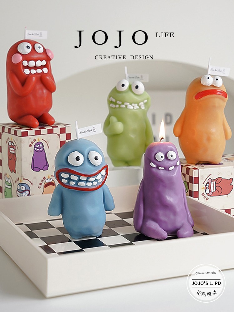 Jojo's L. Pd. Mr. Grocery. Handmade Creative Hand Gift Clay Monster Cartoon Aromatherapy | Three Trees